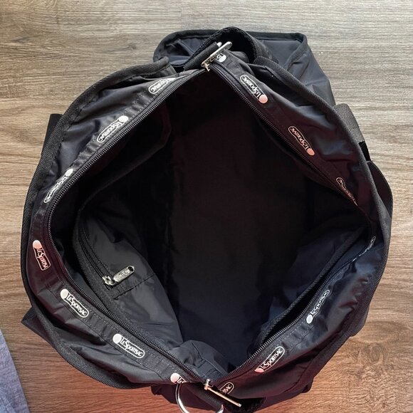 LeSportSac Black Nylon Tote/Weekender $80 Not used - Picture 9 of 14